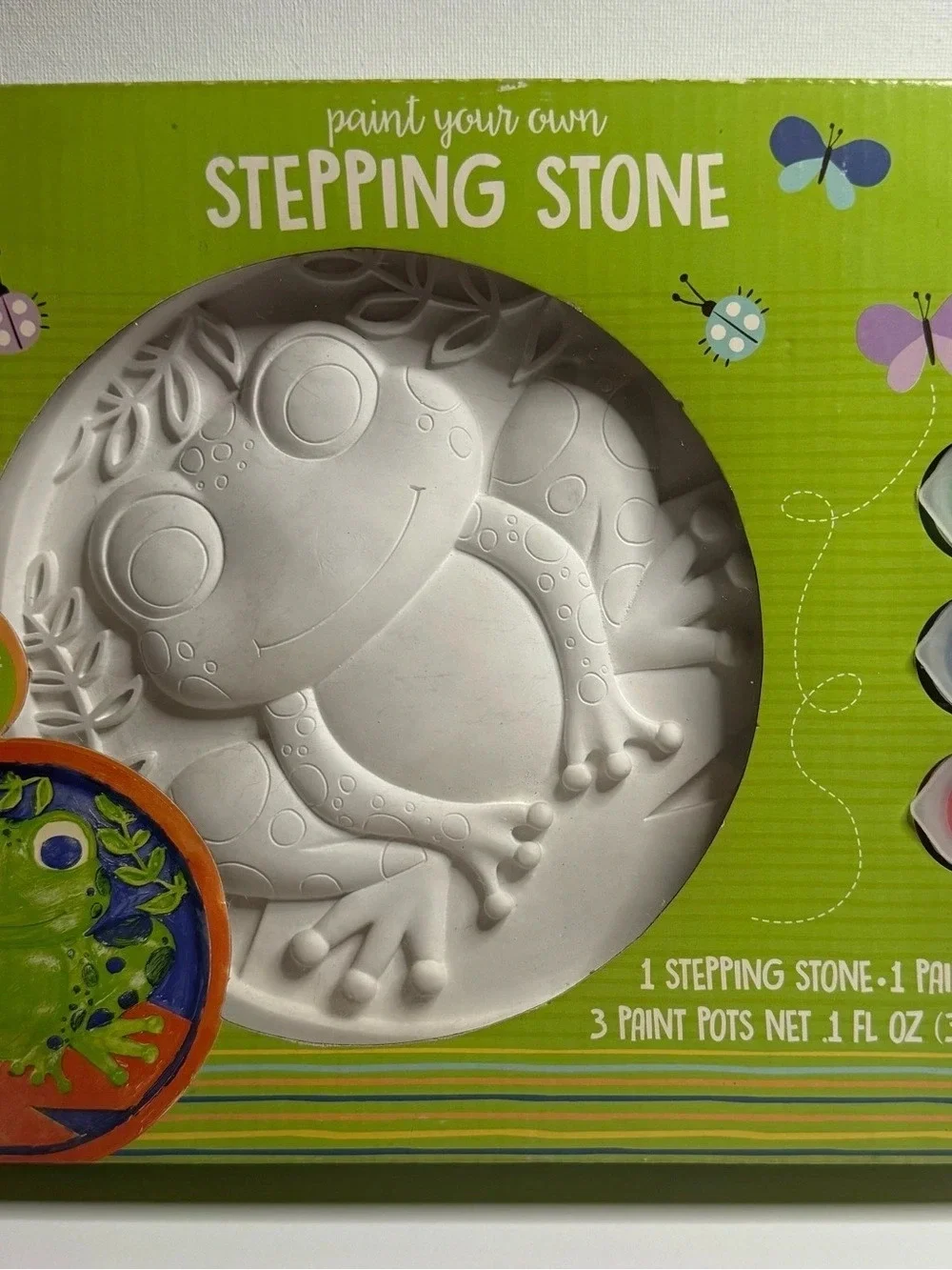 DYI Paint Your Own Stepping Stone Frog Paint Kit